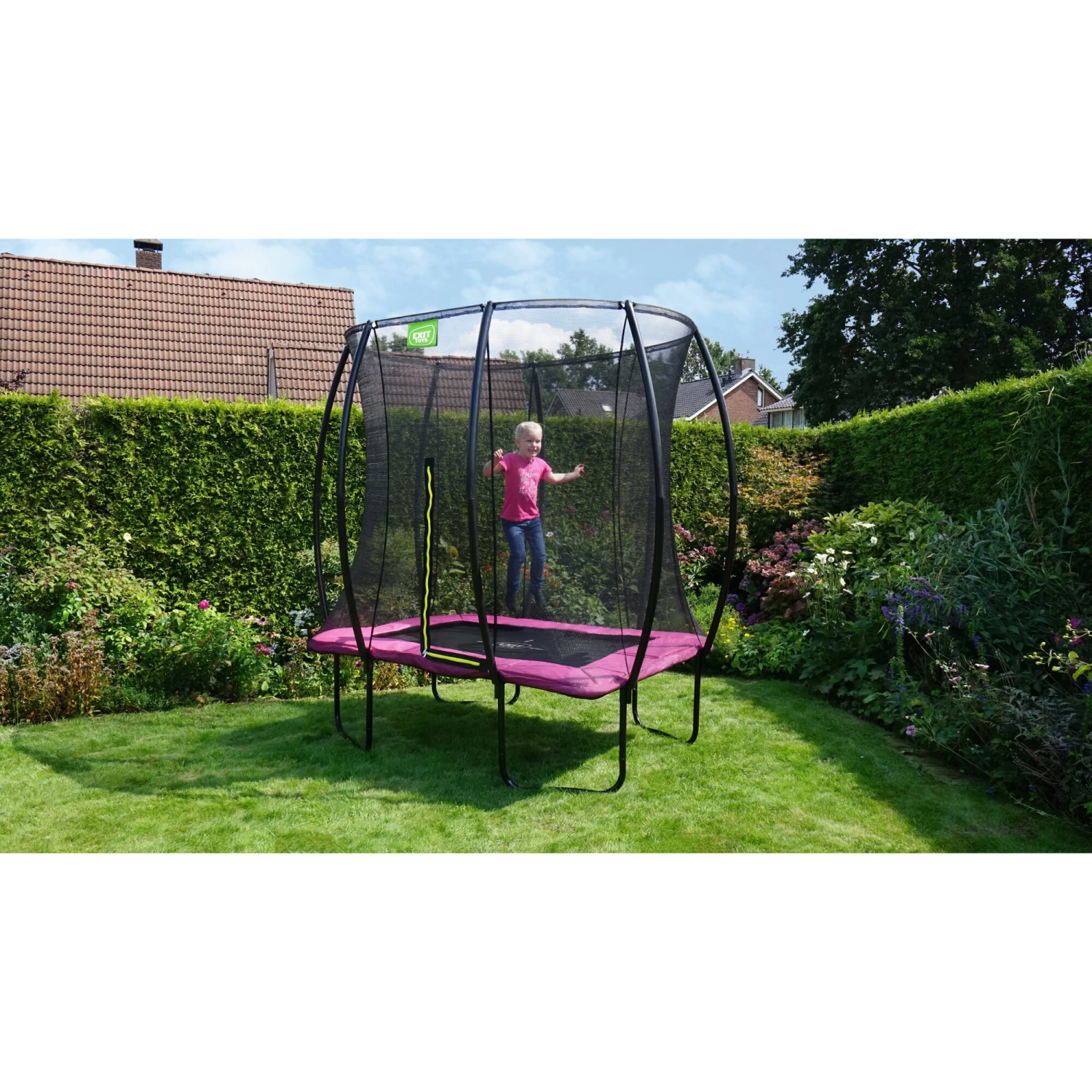 EXIT TOYS EXIT Silhouette Trampoline 153x214cm - Roze 10 EXIT TOYS EXIT Silhouette Trampoline 153x214cm - Roze - Afbeelding 10