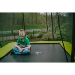 EXIT TOYS EXIT Silhouette Trampoline 244x366cm - Groen -Speeltoestellen exit silhouette trampoline 244x366cm groen 9