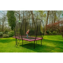 EXIT TOYS EXIT Silhouette Trampoline 244x366cm - Roze -Speeltoestellen exit silhouette trampoline 244x366cm roze 11