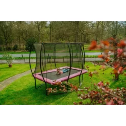 EXIT TOYS EXIT Silhouette Trampoline 244x366cm - Roze -Speeltoestellen exit silhouette trampoline 244x366cm roze 9