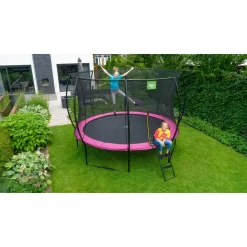 EXIT TOYS EXIT Silhouette Trampoline ø244cm - Roze -Speeltoestellen exit silhouette trampoline o244cm roze 7