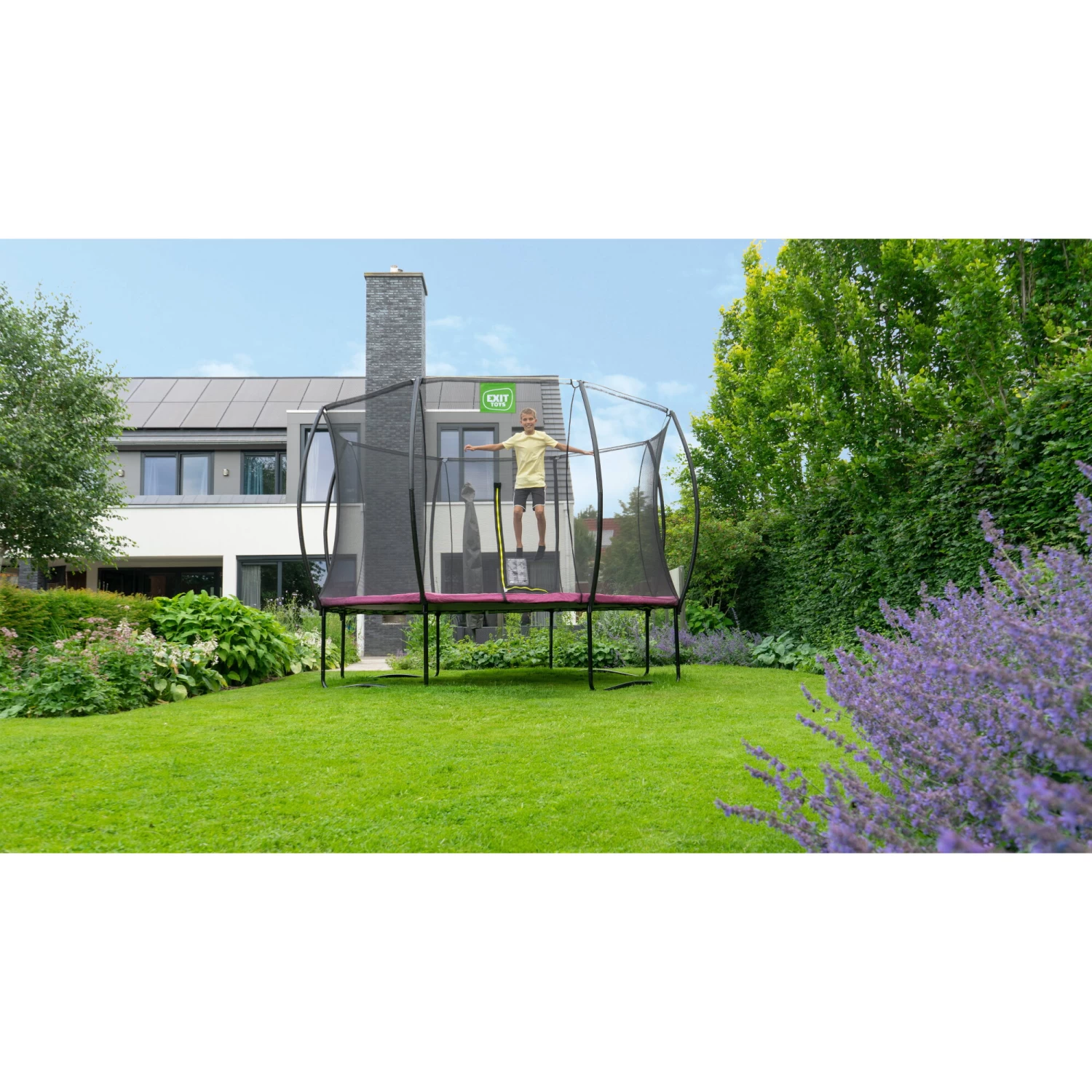 EXIT TOYS EXIT Silhouette Trampoline ø366cm - Roze 6 EXIT TOYS EXIT Silhouette Trampoline ø366cm - Roze - Afbeelding 6