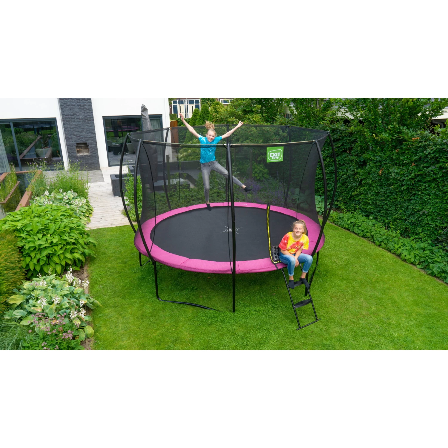EXIT TOYS EXIT Silhouette Trampoline ø366cm - Roze 8 EXIT TOYS EXIT Silhouette Trampoline ø366cm - Roze - Afbeelding 8
