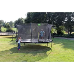 EXIT TOYS EXIT Silhouette Trampoline ø427cm - Zwart -Speeltoestellen exit silhouette trampoline o427cm zwart 5