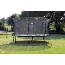 EXIT TOYS EXIT Silhouette Trampoline ø427cm - Zwart -Speeltoestellen exit silhouette trampoline o427cm zwart 6