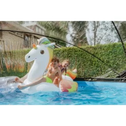 EXIT TOYS EXIT Stone Zwembad ø427x122cm Met Zandfilterpomp En Overkapping - Grijs -Speeltoestellen exit stone zwembad o427x122cm met zandfilterpomp en overkapping grijs 11