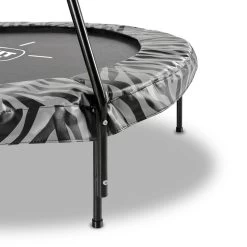 EXIT TOYS EXIT Tiggy Junior Trampoline Met Beugel ø140cm - Zwart/grijs -Speeltoestellen exit tiggy junior trampoline met beugel o140cm zwart grijs 2
