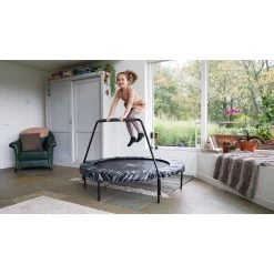 EXIT TOYS EXIT Tiggy Junior Trampoline Met Beugel ø140cm - Zwart/grijs -Speeltoestellen exit tiggy junior trampoline met beugel o140cm zwart grijs 5