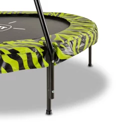 EXIT TOYS EXIT Tiggy Junior Trampoline Met Beugel ø140cm - Zwart/groen -Speeltoestellen exit tiggy junior trampoline met beugel o140cm zwart groen 2