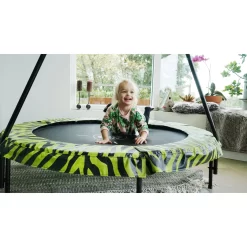 EXIT TOYS EXIT Tiggy Junior Trampoline Met Beugel ø140cm - Zwart/groen -Speeltoestellen exit tiggy junior trampoline met beugel o140cm zwart groen 6