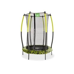 EXIT TOYS EXIT Tiggy Junior Trampoline Met Veiligheidsnet ø140cm - Zwart/groen