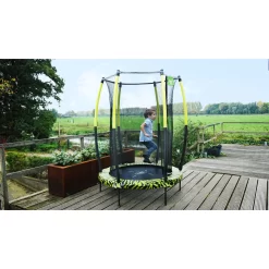 EXIT TOYS EXIT Tiggy Junior Trampoline Met Veiligheidsnet ø140cm - Zwart/groen 16 EXIT TOYS EXIT Tiggy Junior Trampoline Met Veiligheidsnet ø140cm - Zwart/groen -Speeltoestellen exit tiggy junior trampoline met veiligheidsnet o140cm zwart groen 6
