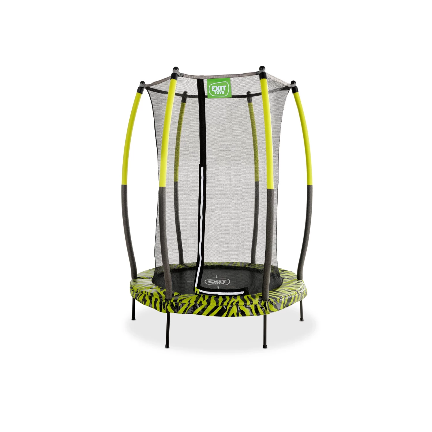 EXIT TOYS EXIT Tiggy Junior Trampoline Met Veiligheidsnet ø140cm - Zwart/groen 1 EXIT TOYS EXIT Tiggy Junior Trampoline Met Veiligheidsnet ø140cm - Zwart/groen
