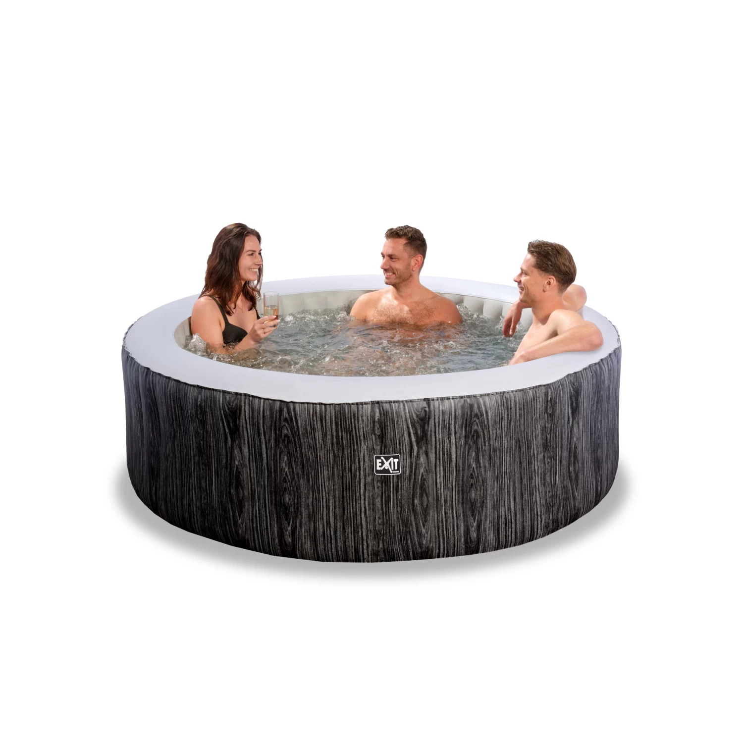 EXIT TOYS EXIT Wood Deluxe Spa (4 Personen) - Donkergrijs 8 EXIT TOYS EXIT Wood Deluxe Spa (4 Personen) - Donkergrijs - Afbeelding 8