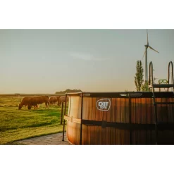 EXIT TOYS EXIT Wood Zwembad ø427x122cm Met Zandfilterpomp - Bruin -Speeltoestellen exit wood zwembad o427x122cm met zandfilterpomp bruin 9