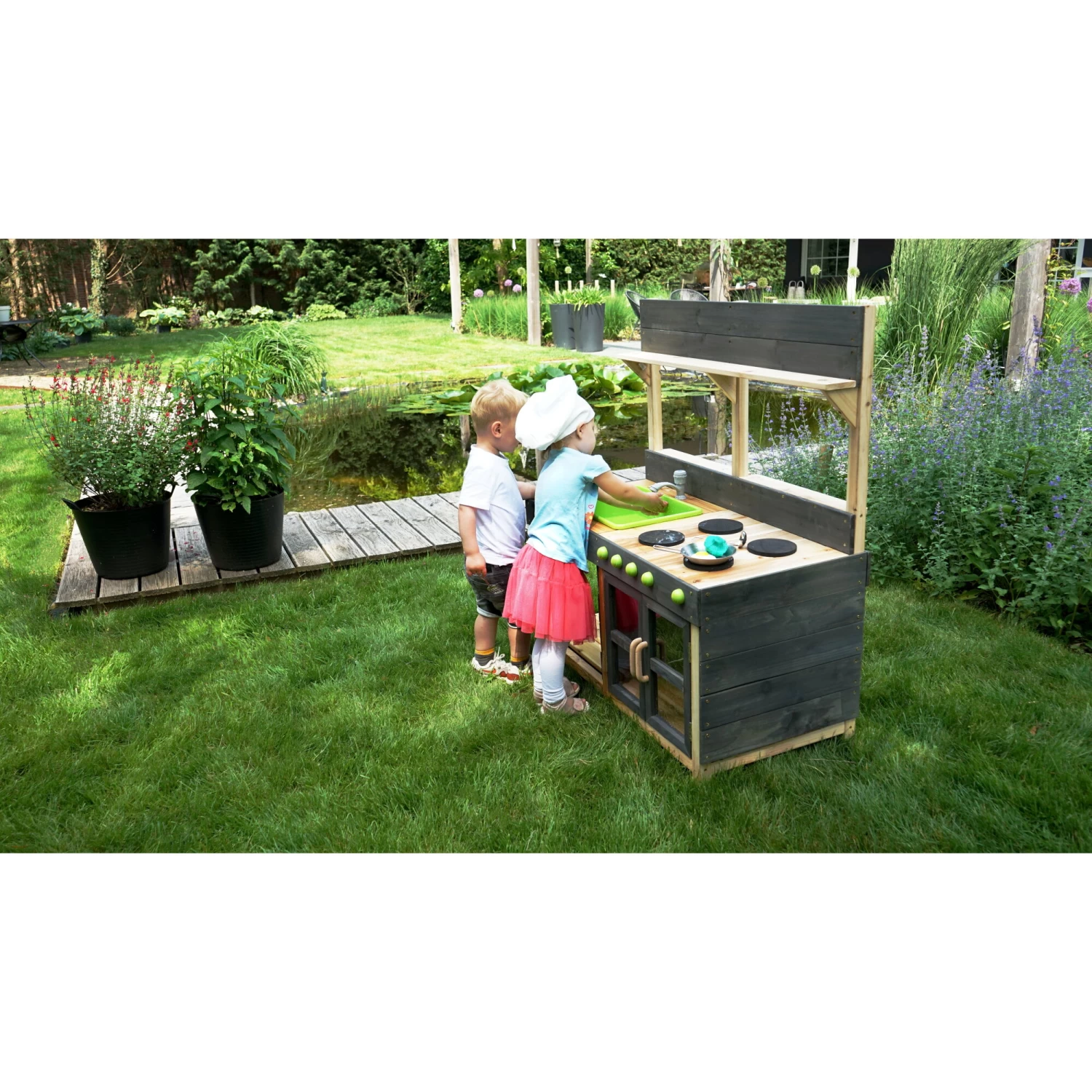 EXIT TOYS EXIT Yummy 200 Houten Buitenkeuken - Naturel 11 EXIT TOYS EXIT Yummy 200 Houten Buitenkeuken - Naturel - Afbeelding 11